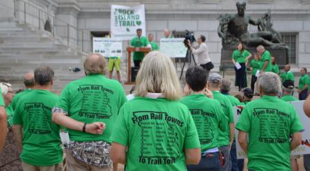 Rally for the Rock Island Trail at the Capitol in Jefferson City